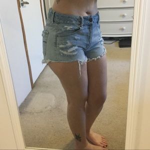 Hi rise festival shorties from American Eagle!